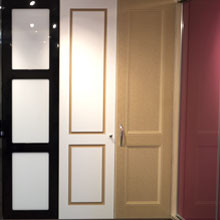 Hinged door style options.